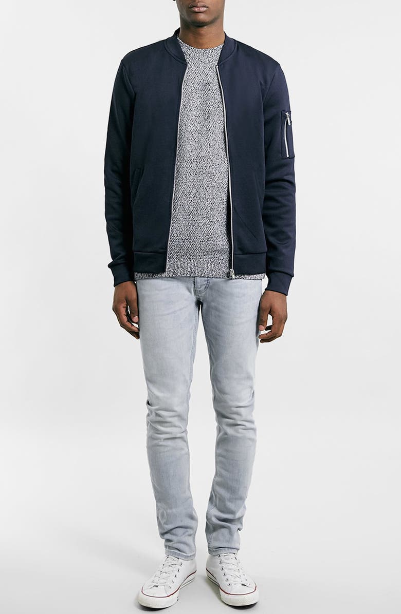 Topman Crewneck Sweater, Alternate, color,