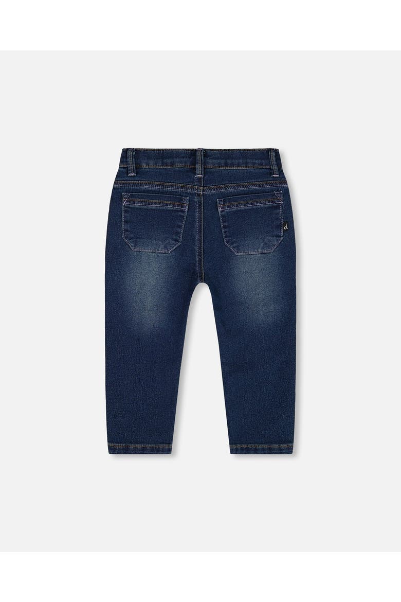 Baby Girl's Cat Jeans Dark Denim, Alternate, color, Navy Denim