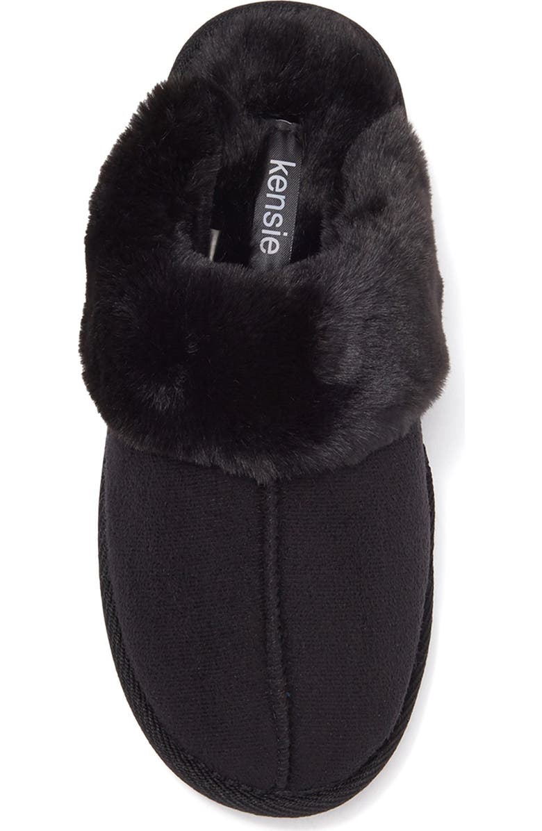 Kensie Faux Fur Lined Slipper, Alternate, color,