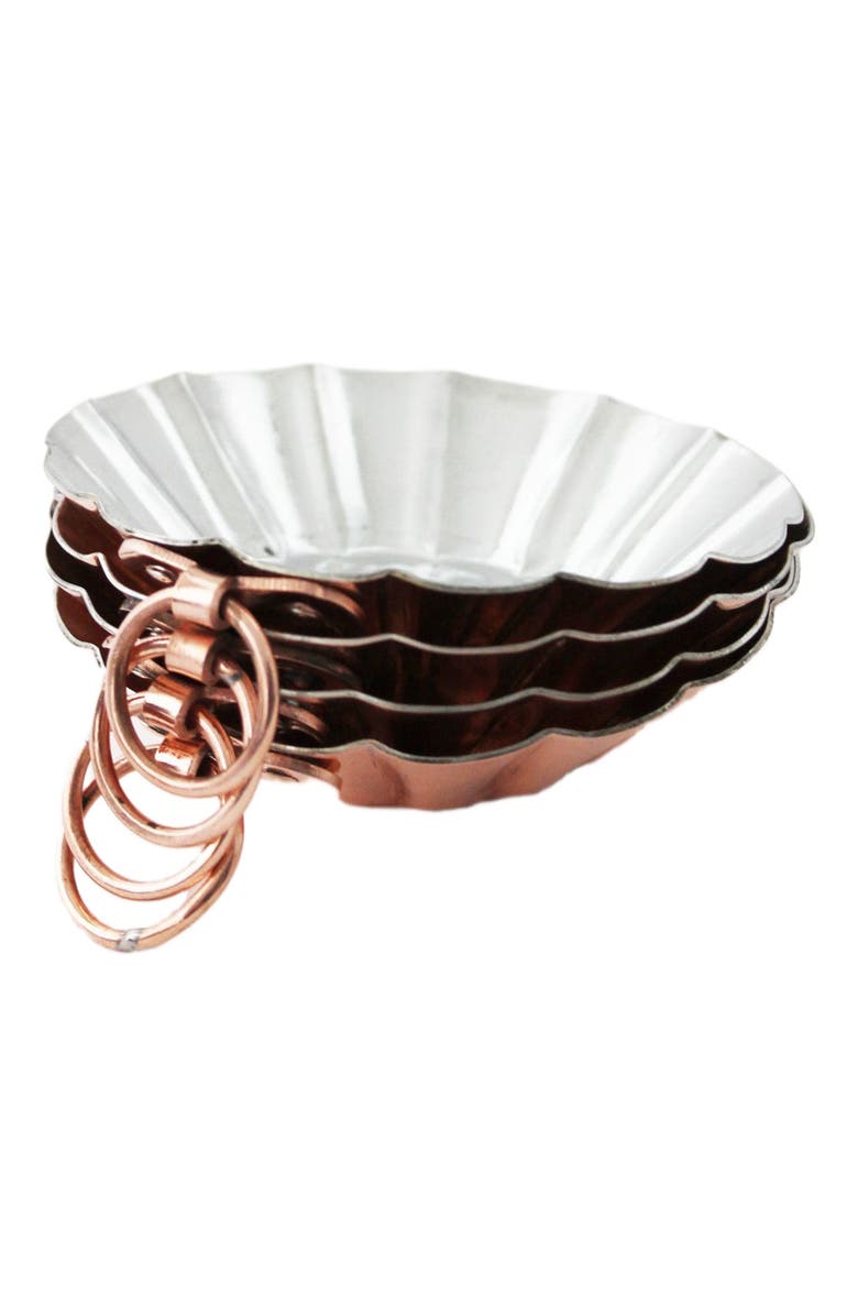 Coppermill Kitchen CMK French Inspired Tartlet Moulds, Alternate, color, Copper