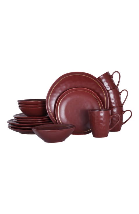Clara Porcelain 16-Piece Dinnerware Set