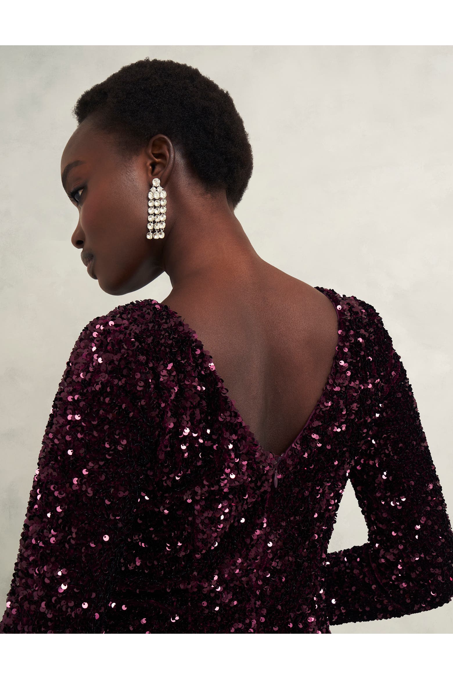 Figure Dress Code HOBBS LONDON Sawyer Sequin Dress (Women) | Nordstrom