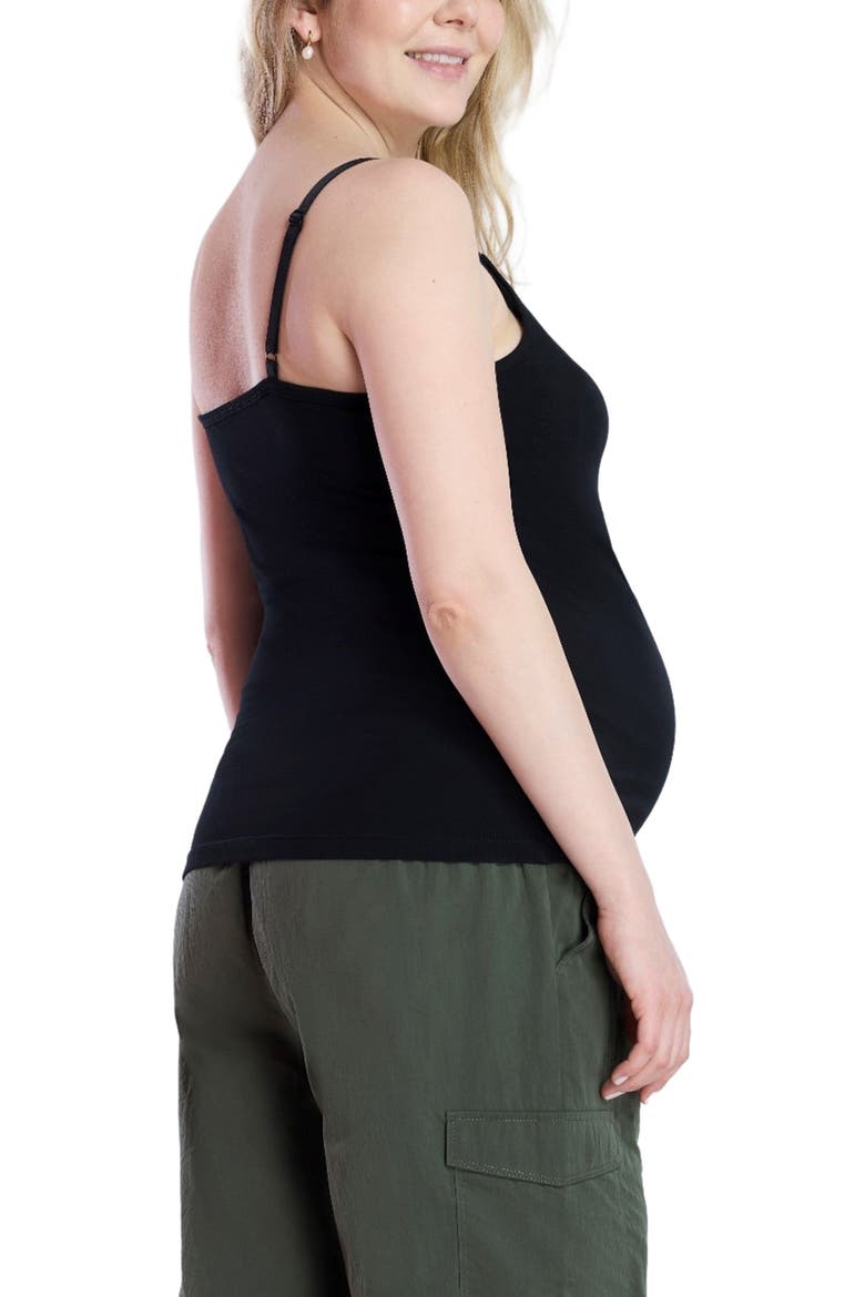 Clip Down Nursing Tank Top - 2 Pack, Alternate, color, Black & White