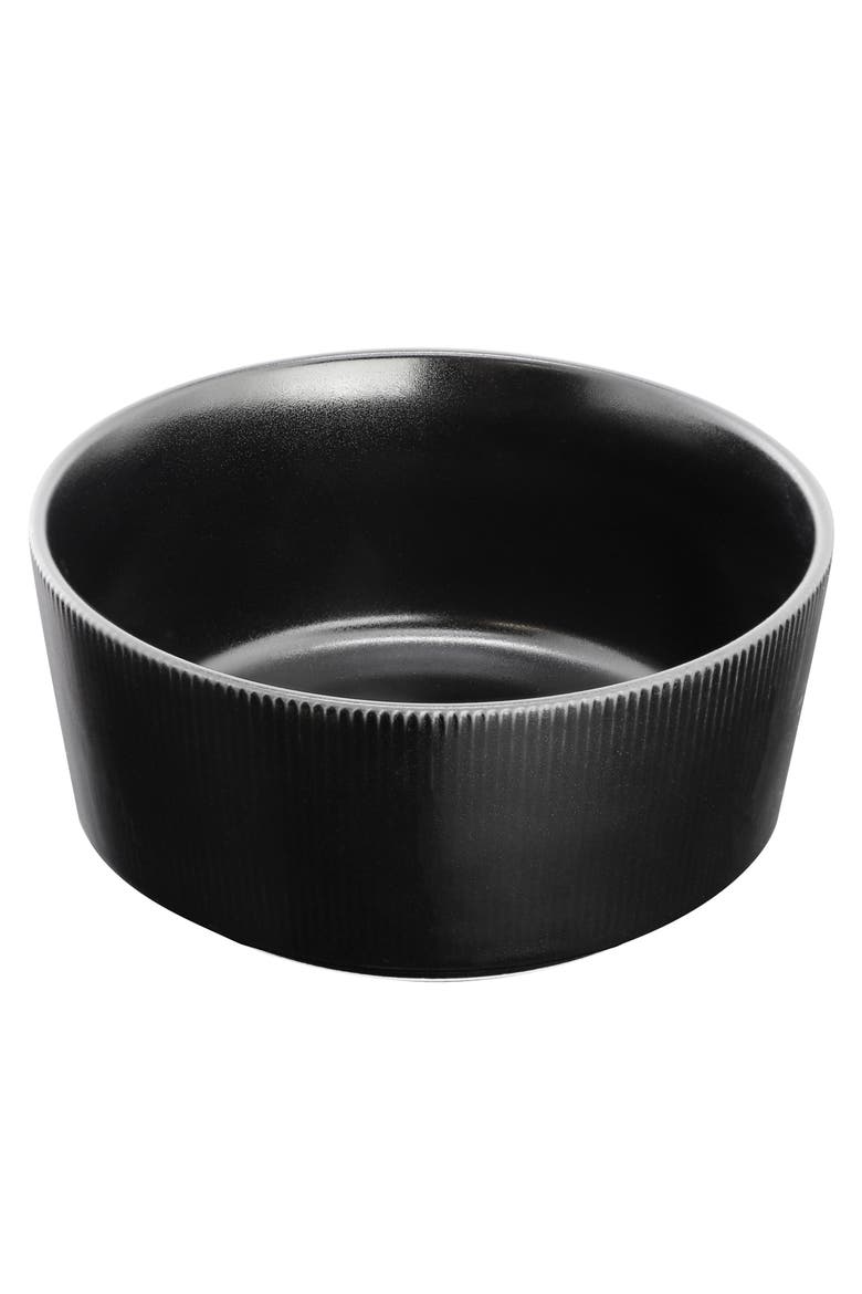Dempsey Road 12 Piece Stoneware Dinnerware Set, Alternate, color, Black