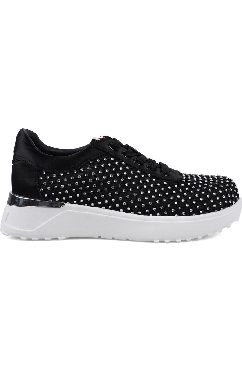 National Comfort Keana Crystal Sneaker, Alternate, color, Black Fx