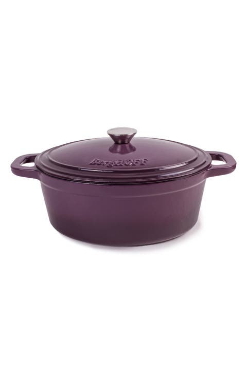 Neo 5 Qt Cast Iron Covered Casserole Dish - Purple