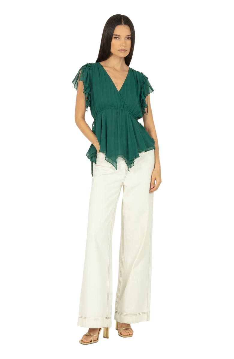 SECRET MISSION Thea Top, Alternate, color, Persian Green