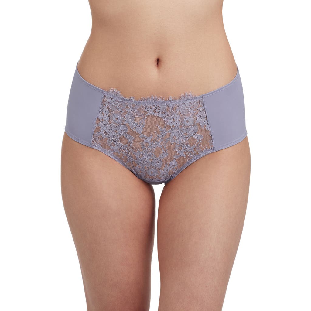 Skarlett Blue Entice Front Lace Brief In Purple
