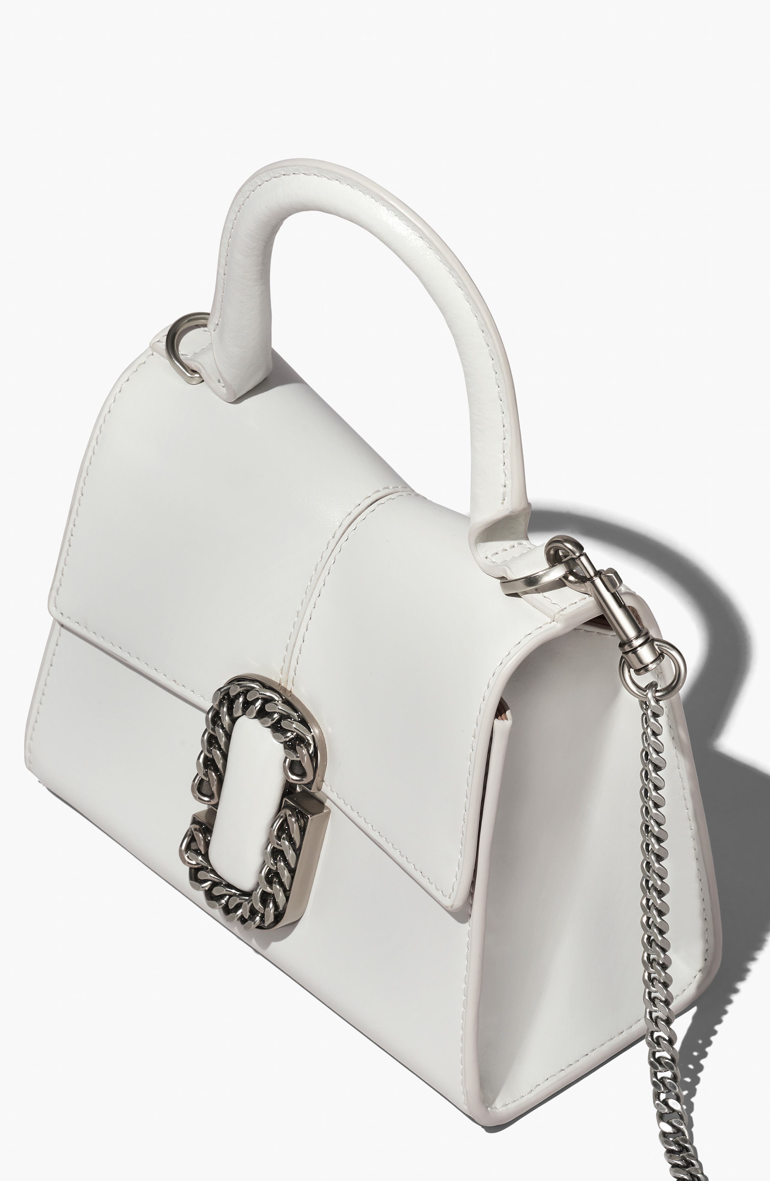 The St. Marc Mini Top Handle Bag, Alternate, color, WHITE