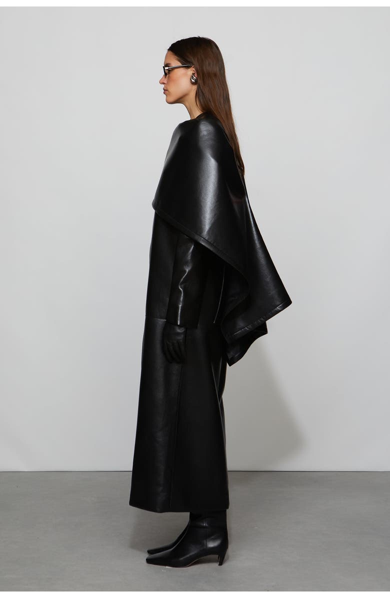 Et Ochs Wren Jacket In Leather, Alternate, color, Black