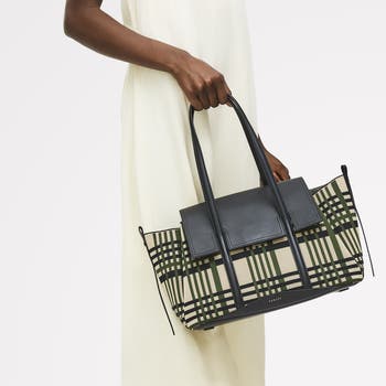 The Chancery - Fly Knit Medium Flapover Shoulder Bag