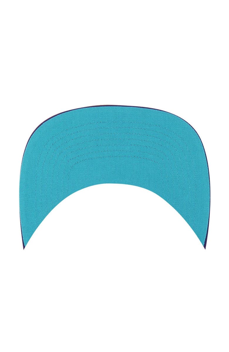 '47 Men's '47 Purple Charlotte Hornets Sure Shot Captain Snapback Hat, Alternate, color,