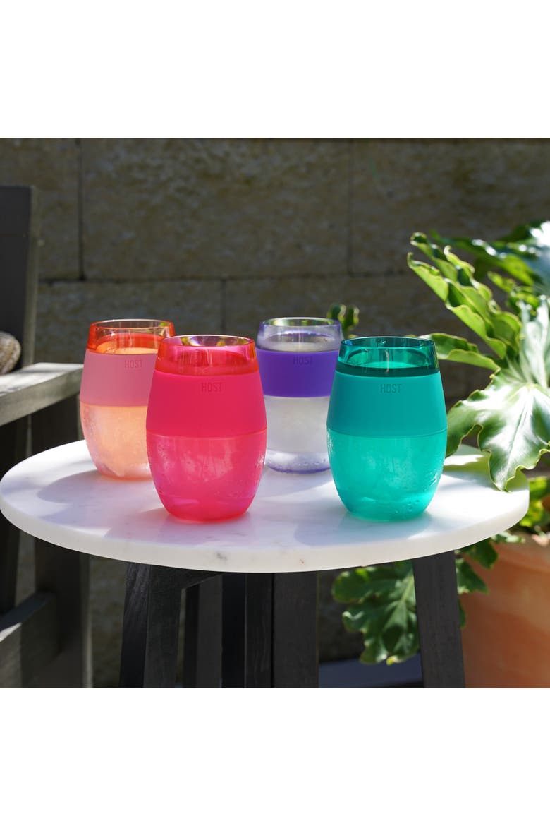 Wine FREEZE Cooling Cup Set of 4, Alternate, color, Tinted