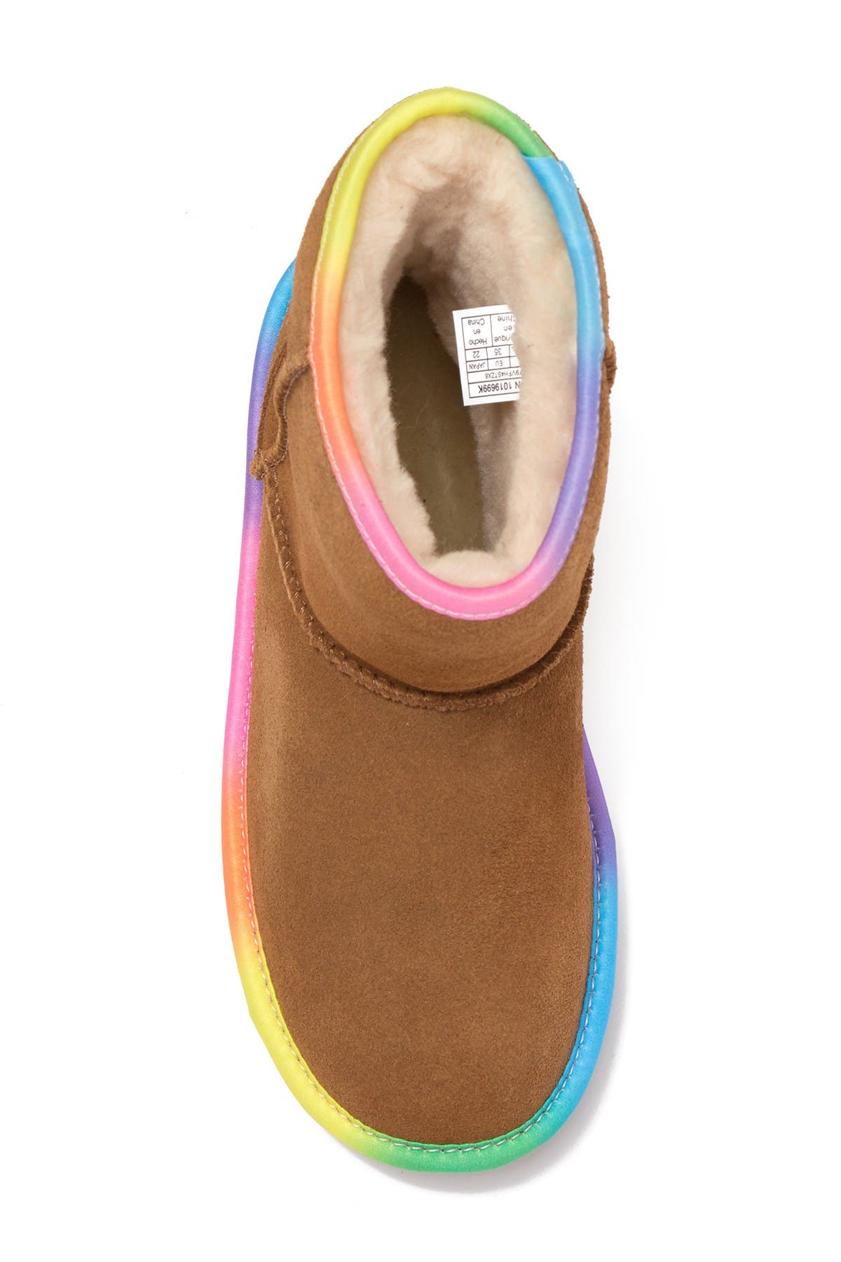 UGG<sup>®</sup> Kids' Rainbow Genuine Shearling Lined Boot, Alternate, color, 