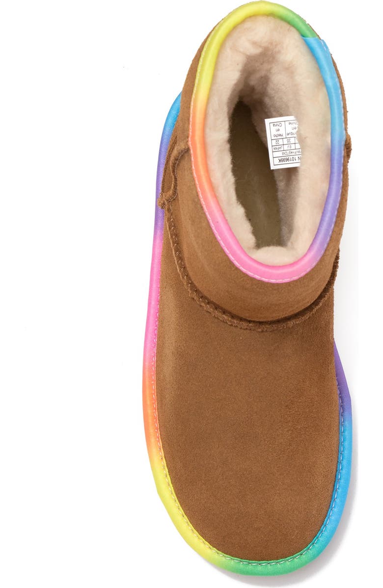 UGG<sup>®</sup> Kids' Rainbow Genuine Shearling Lined Boot, Alternate, color,