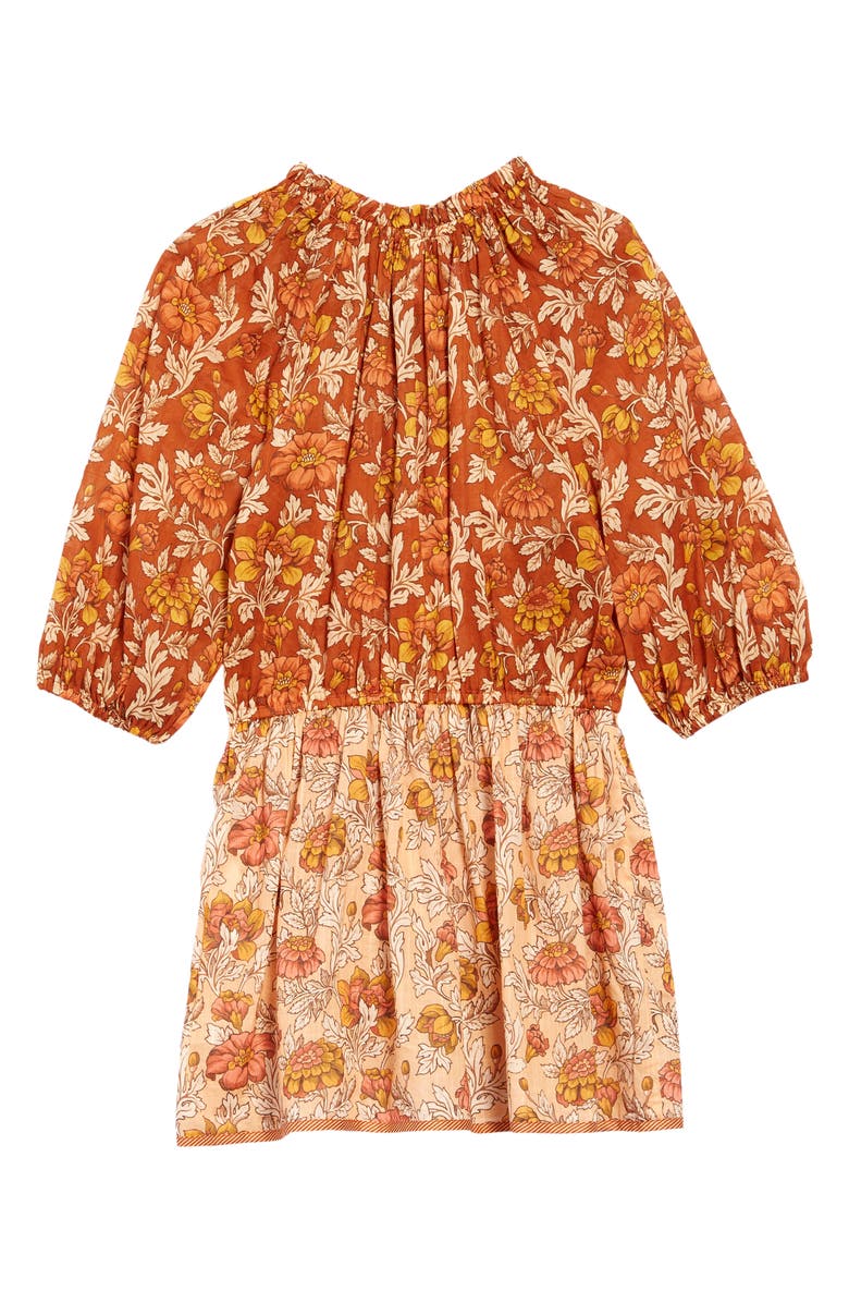 Zimmermann Kids' Andie Spliced Floral Cotton Dress, Alternate, color, 