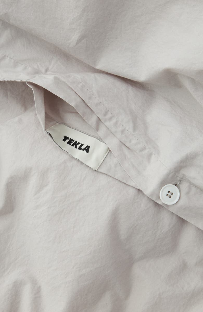Tekla Organic Cotton Percale Duvet Cover, Alternate, color,