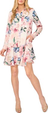 Ted Baker Gloria Floral Button-Up Shirt Dress