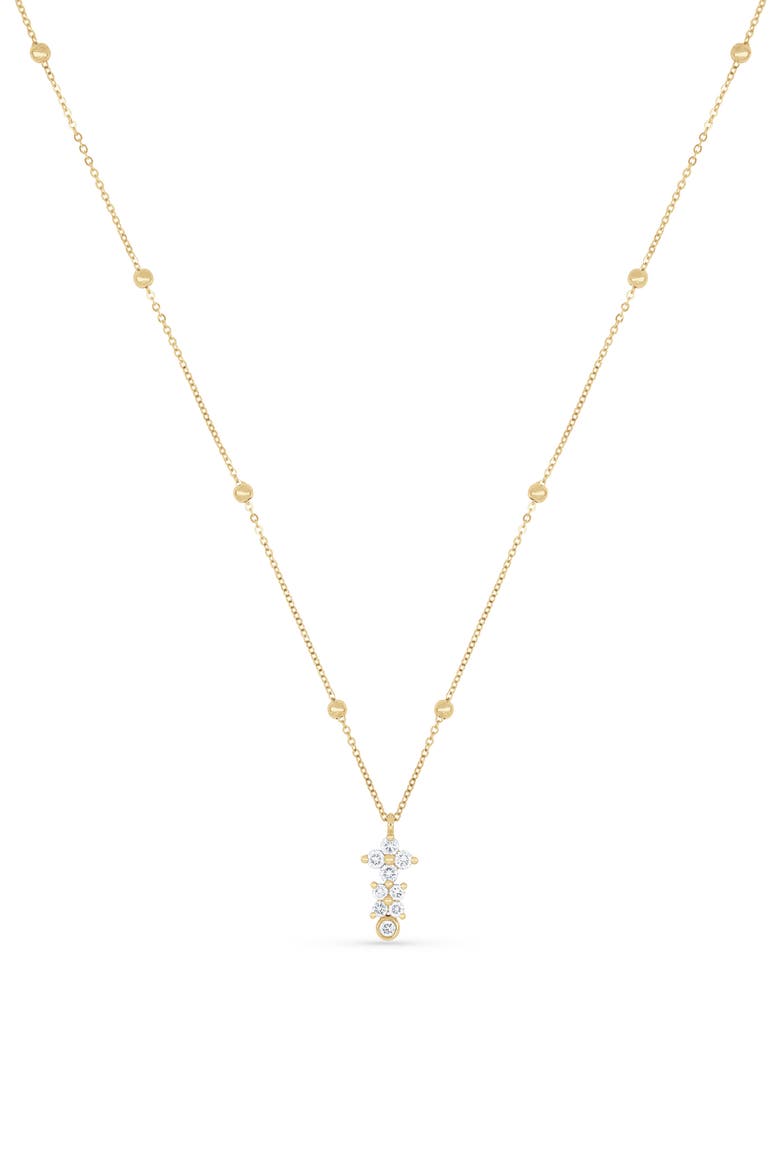 Monaco 18k Gold Diamond Pendant Necklace, Main, color, 18K YELLOW GOLD