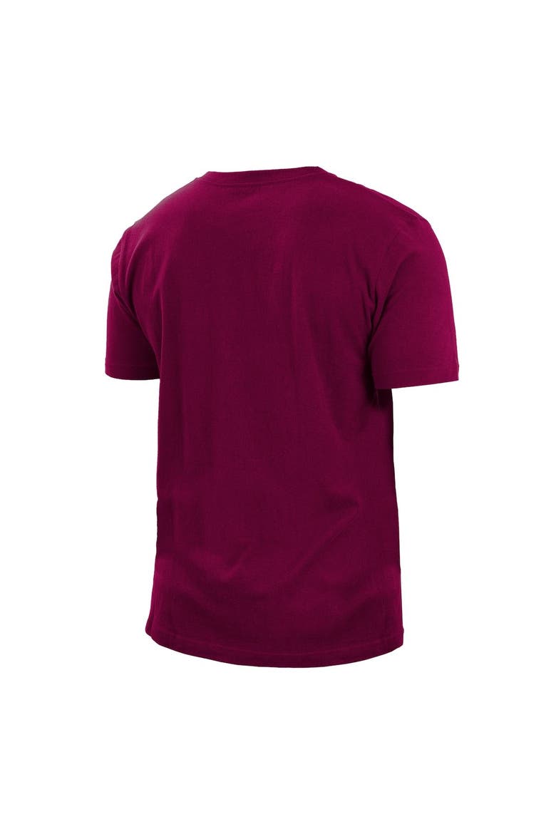 Men's New Era Burgundy Washington Commanders 2022 Sideline Ink Dye T-Shirt, Alternate, color, Red