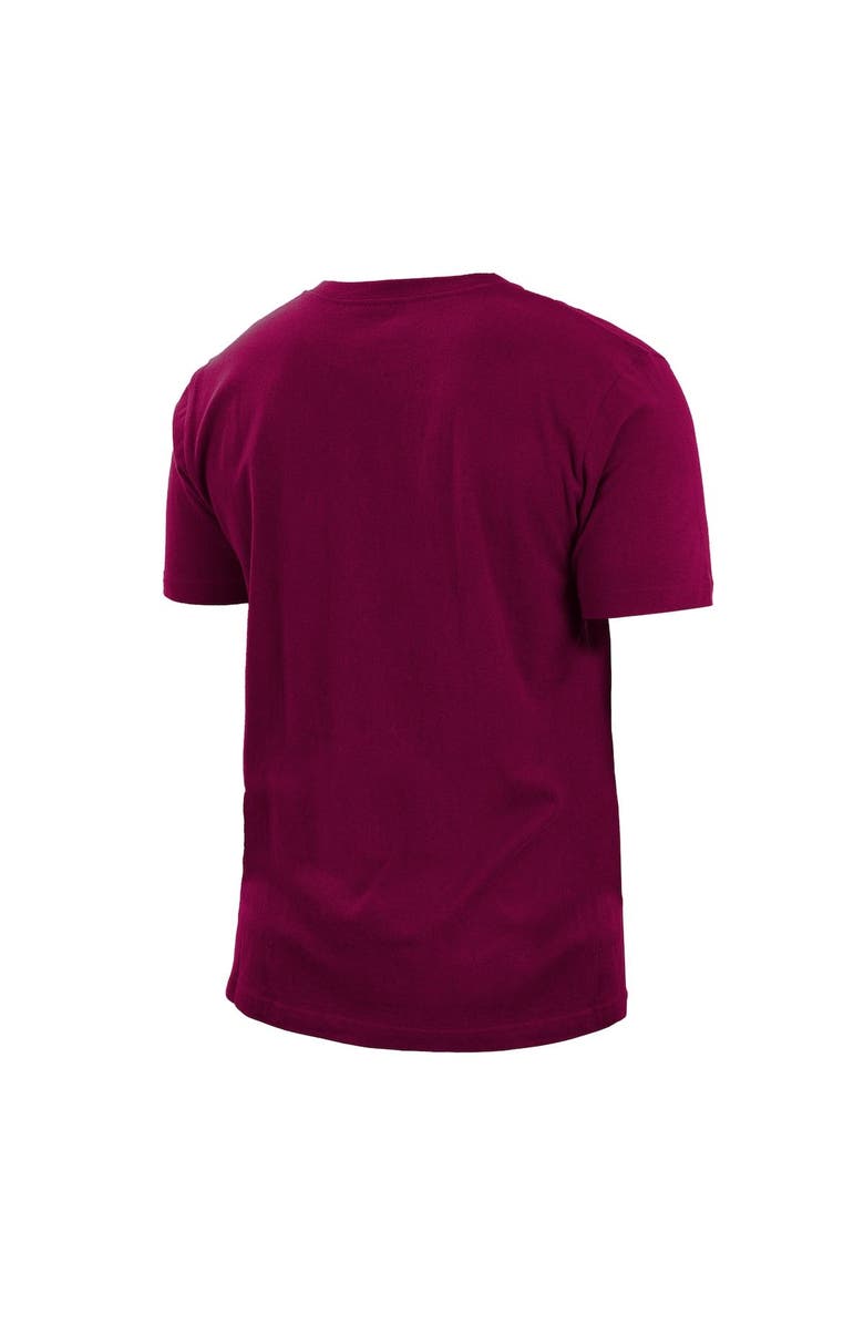 New Era Men's New Era Burgundy Washington Commanders 2022 Sideline Ink Dye T-Shirt, Alternate, color, Red