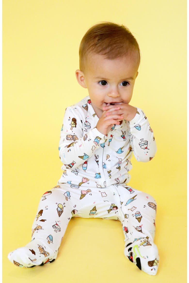 Baby Ice Cream Convertible Footie, Alternate, color, ICE CREAM