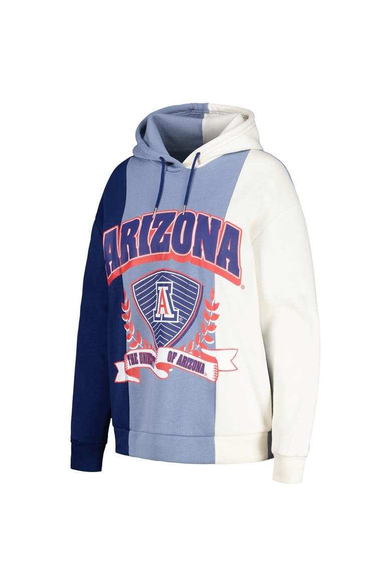 Women's Gameday Couture Navy Arizona Wildcats Hall of Fame Colorblock Pullover Hoodie, Alternate, color, Navy