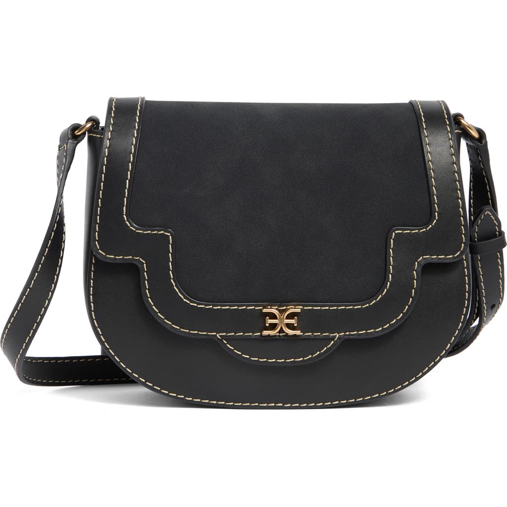 SAM EDELMAN SAM EDELMAN MARSELLA LARGE SADDLE CROSSBODY BAG
