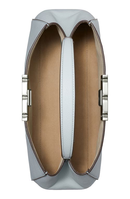 Tory Burch Eleanor Soft Leather Satchel In Blue