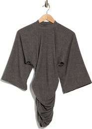 GO COUTURE Belle Sleeve Ruched Minidress