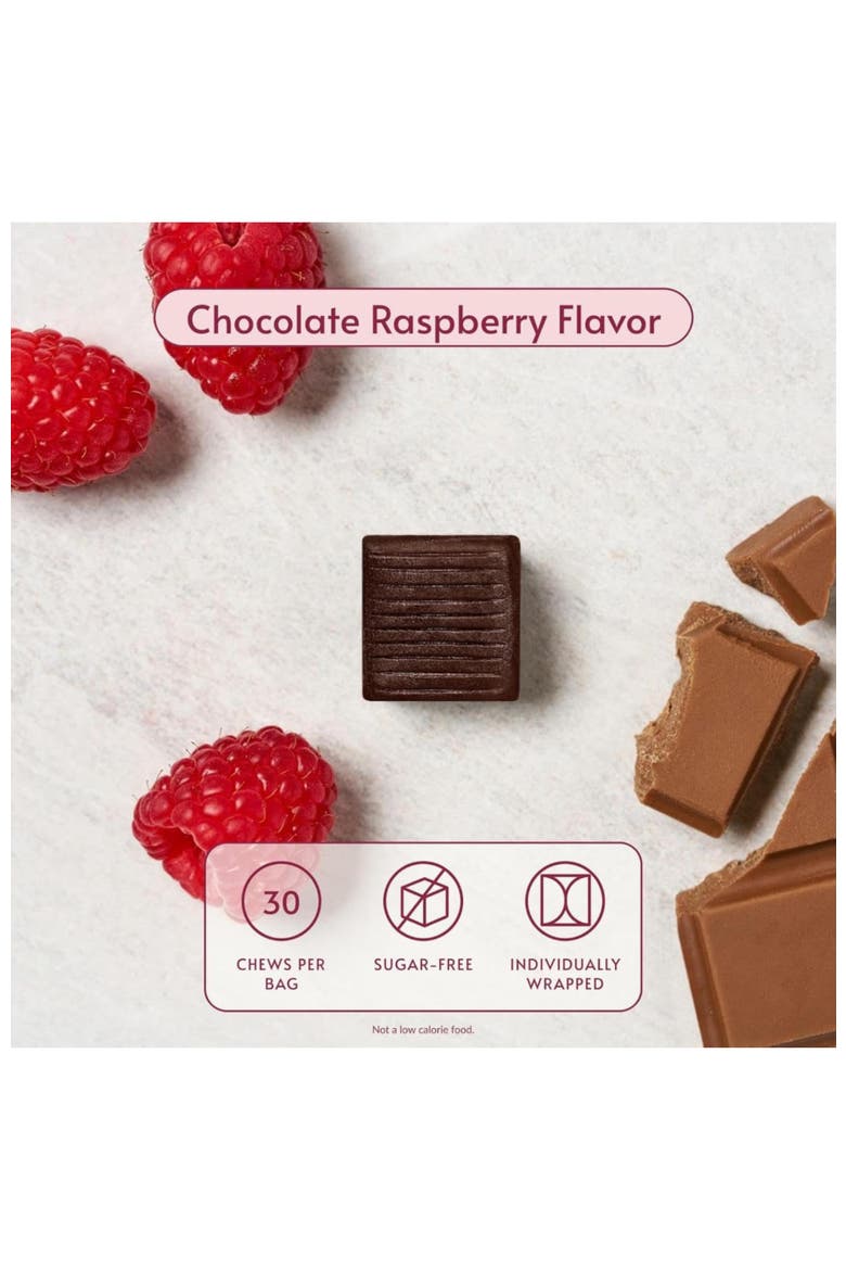 Iron 30 mg Chewy Bite with Vitamin C Chocolate Raspberry Supplement 30 Count, Alternate, color, None
