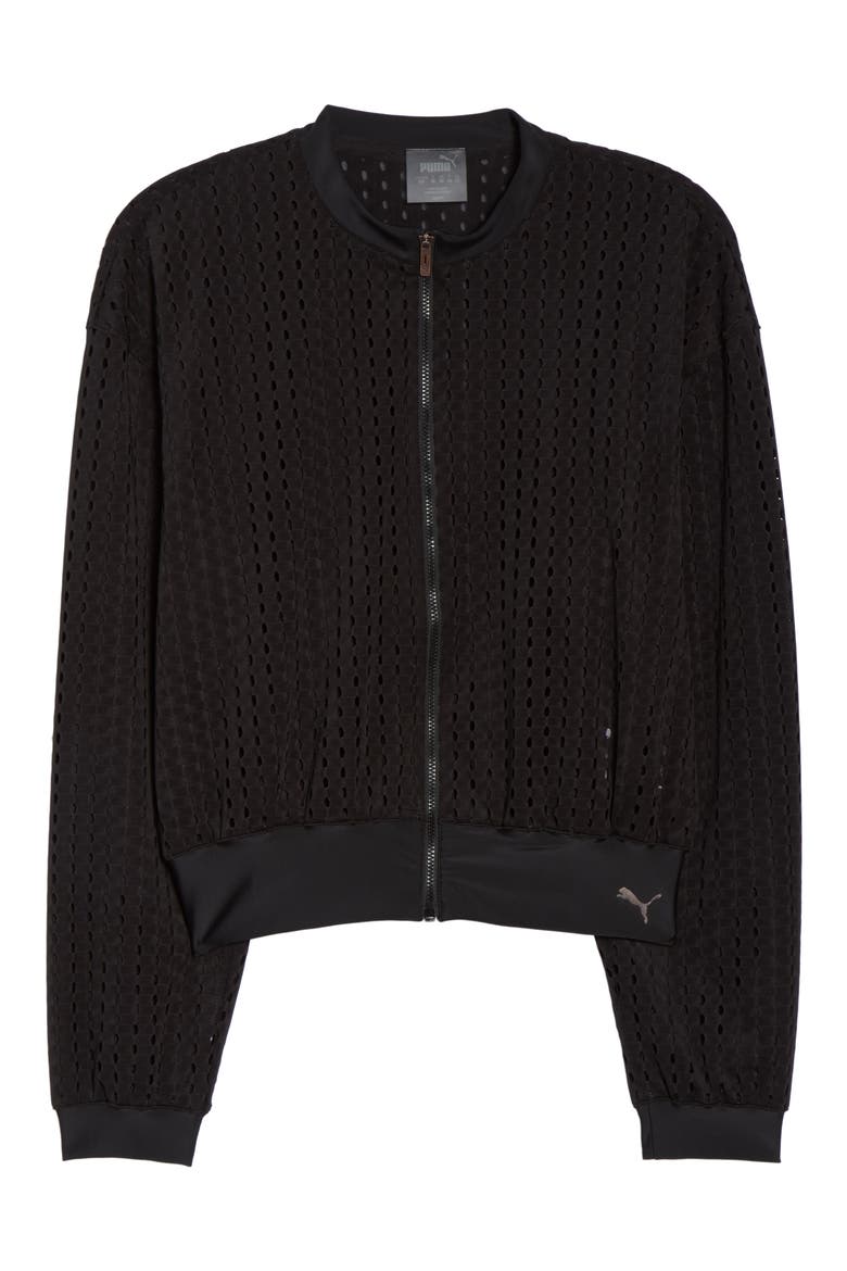 Luxe Jacket, Alternate, color, PUMA BLACK