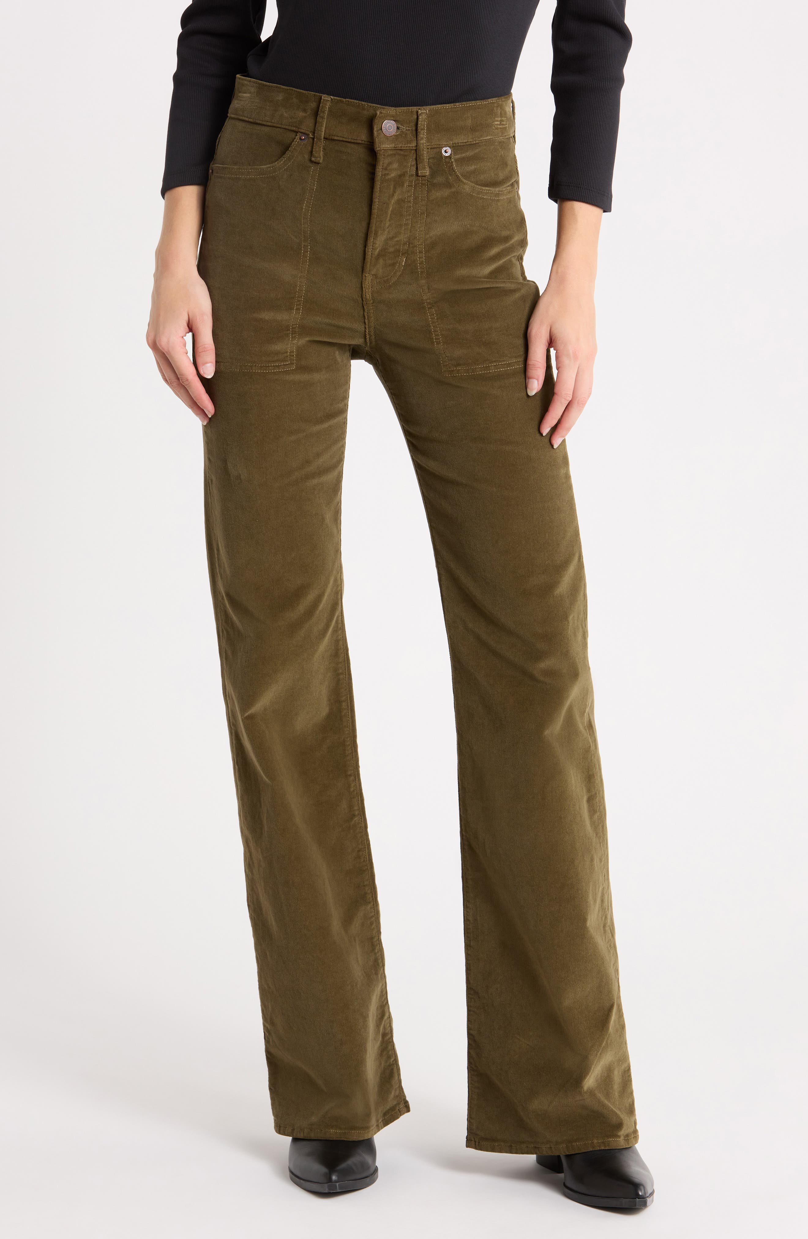 Crosbie High Waist Wide Leg Jeans