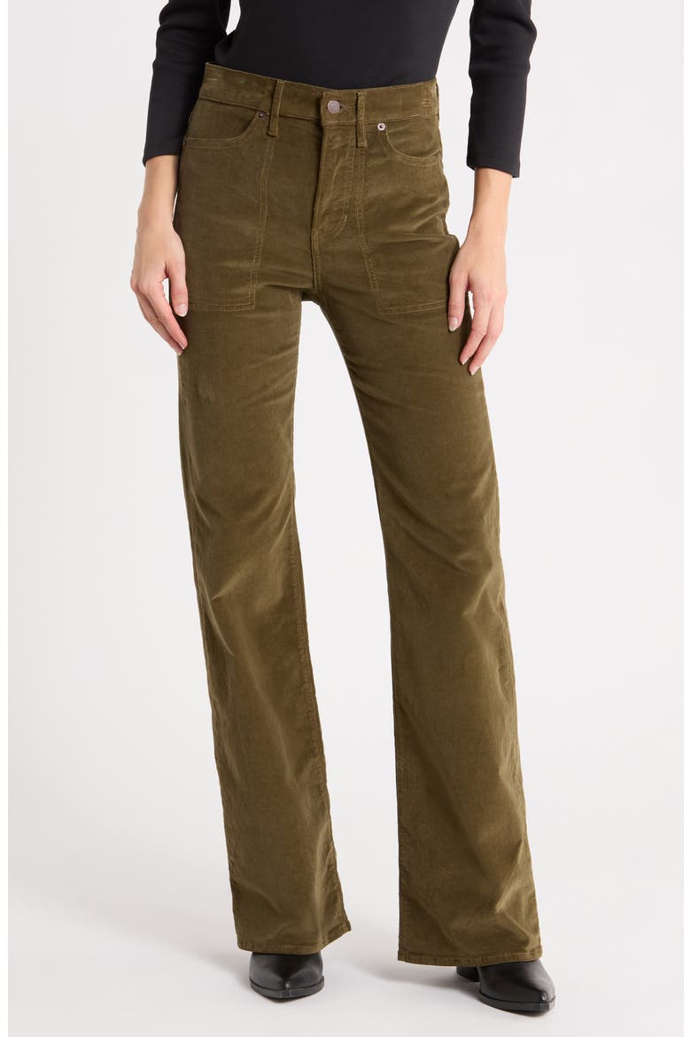Crosbie High Waist Wide Leg Jeans, Main, color, CYPRESS