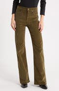 Veronica Beard Crosbie High Waist Wide Leg Jeans