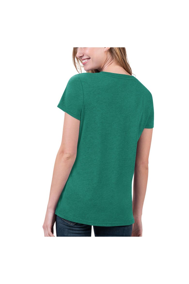 Women's G-III 4Her by Carl Banks Heathered Green New York Jets Main Game T-Shirt, Alternate, color, Green