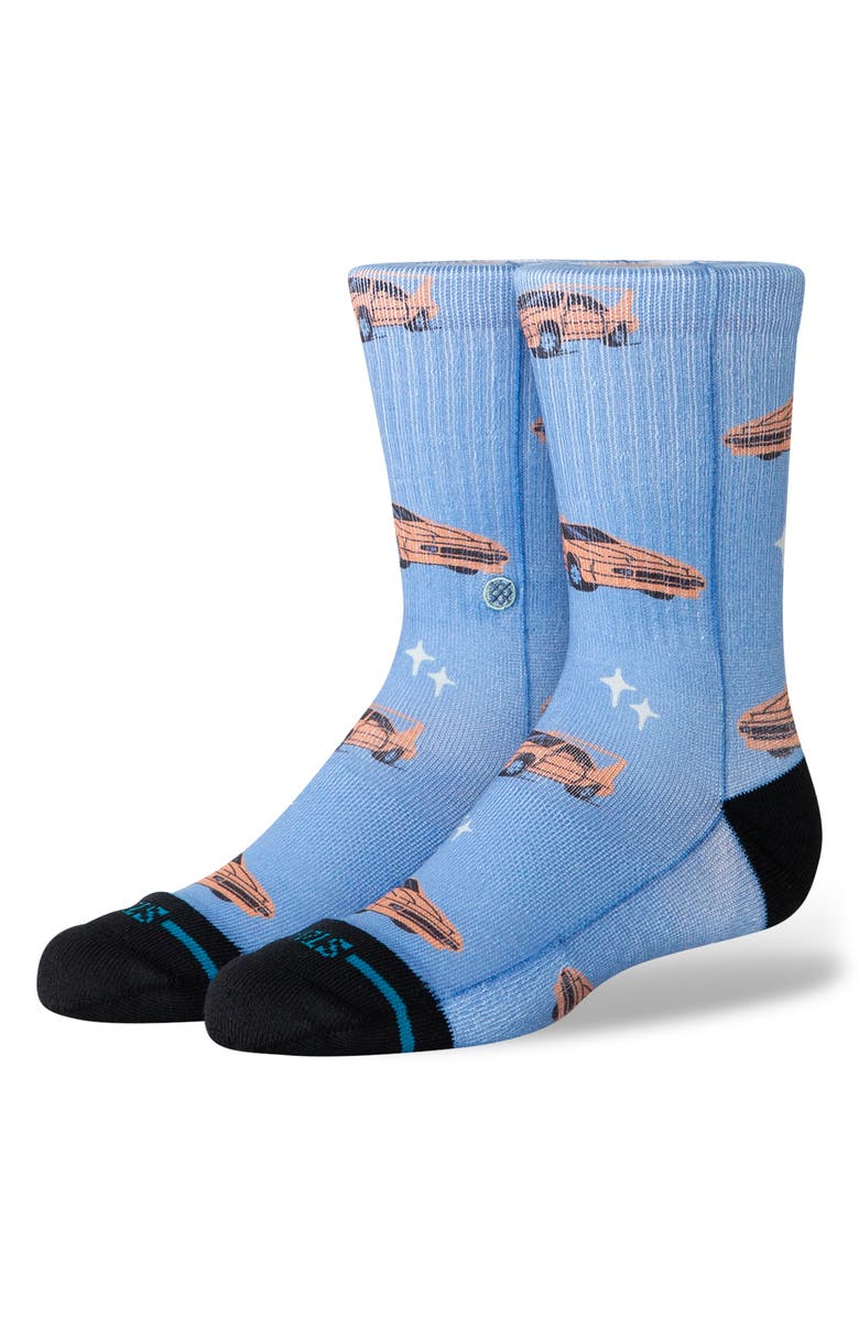 Stance Kids' Chop Shop Crew Socks, Alternate, color, Capri Blue