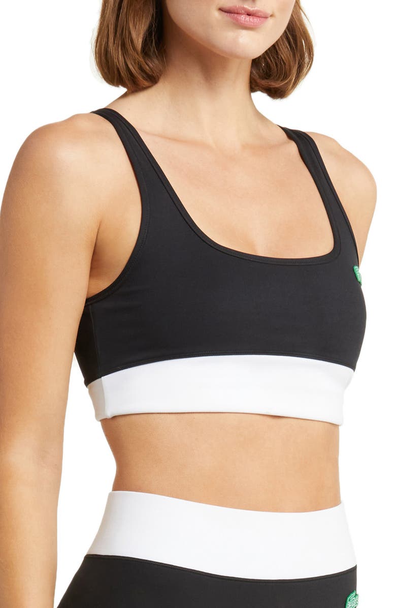 Lacoste x BANDIER Colorblock Sports Bra, Alternate, color, 