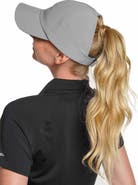 Coolibar Women's Racket Padel Ponytail Cap, UPF 50+ Sun Protection