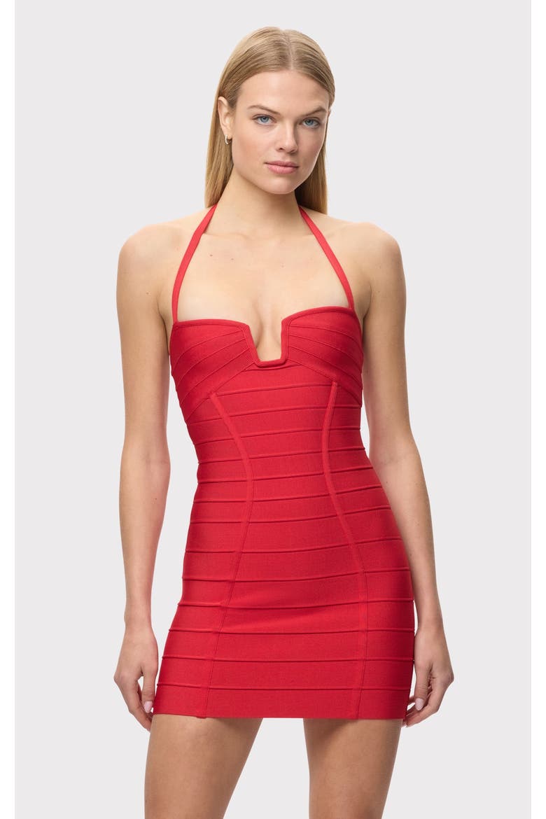 The Holly Dress, Alternate, color, CHILI