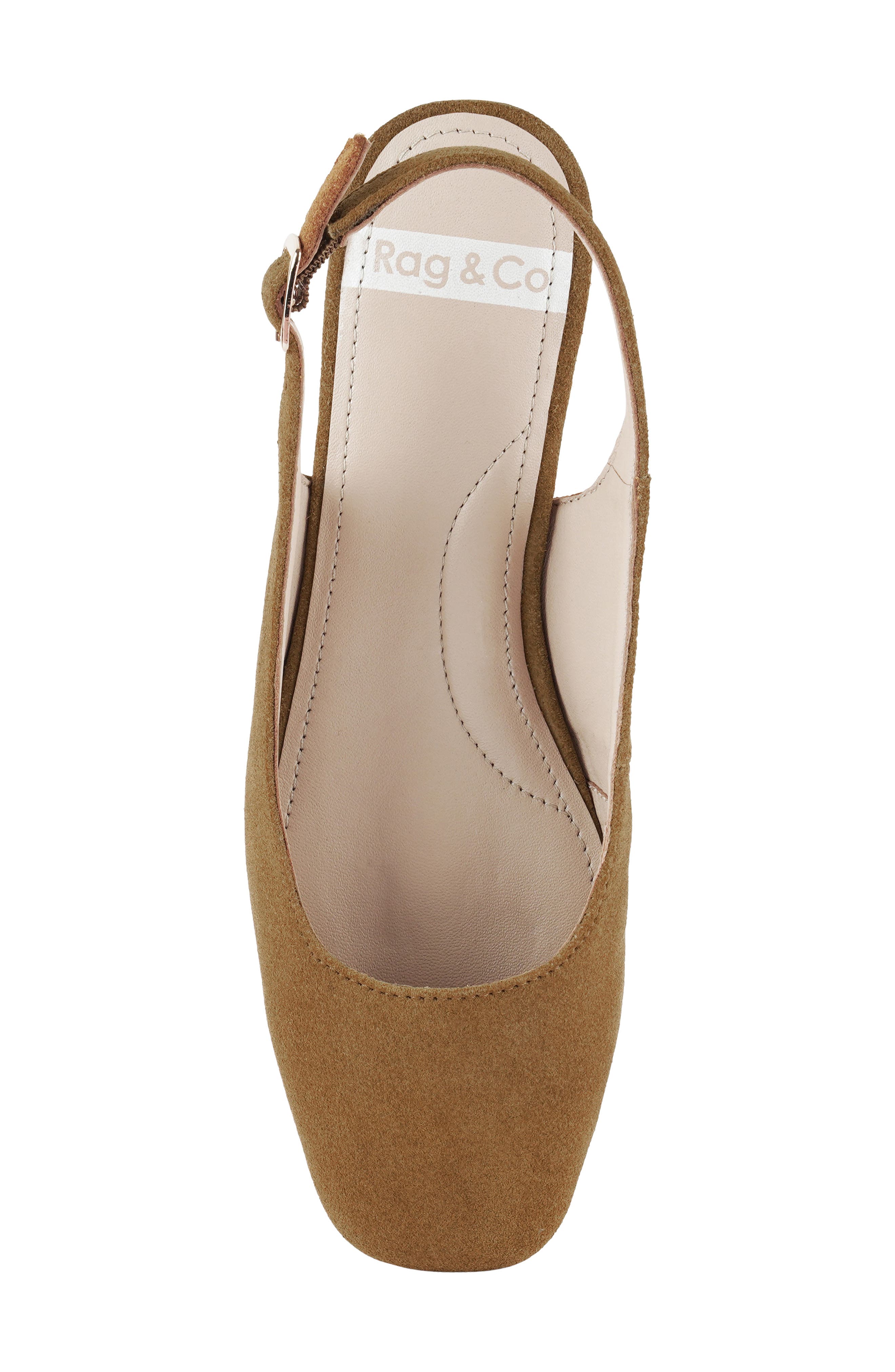 Rag & Co Sozani Slingback Flat, Alternate, color, Tan