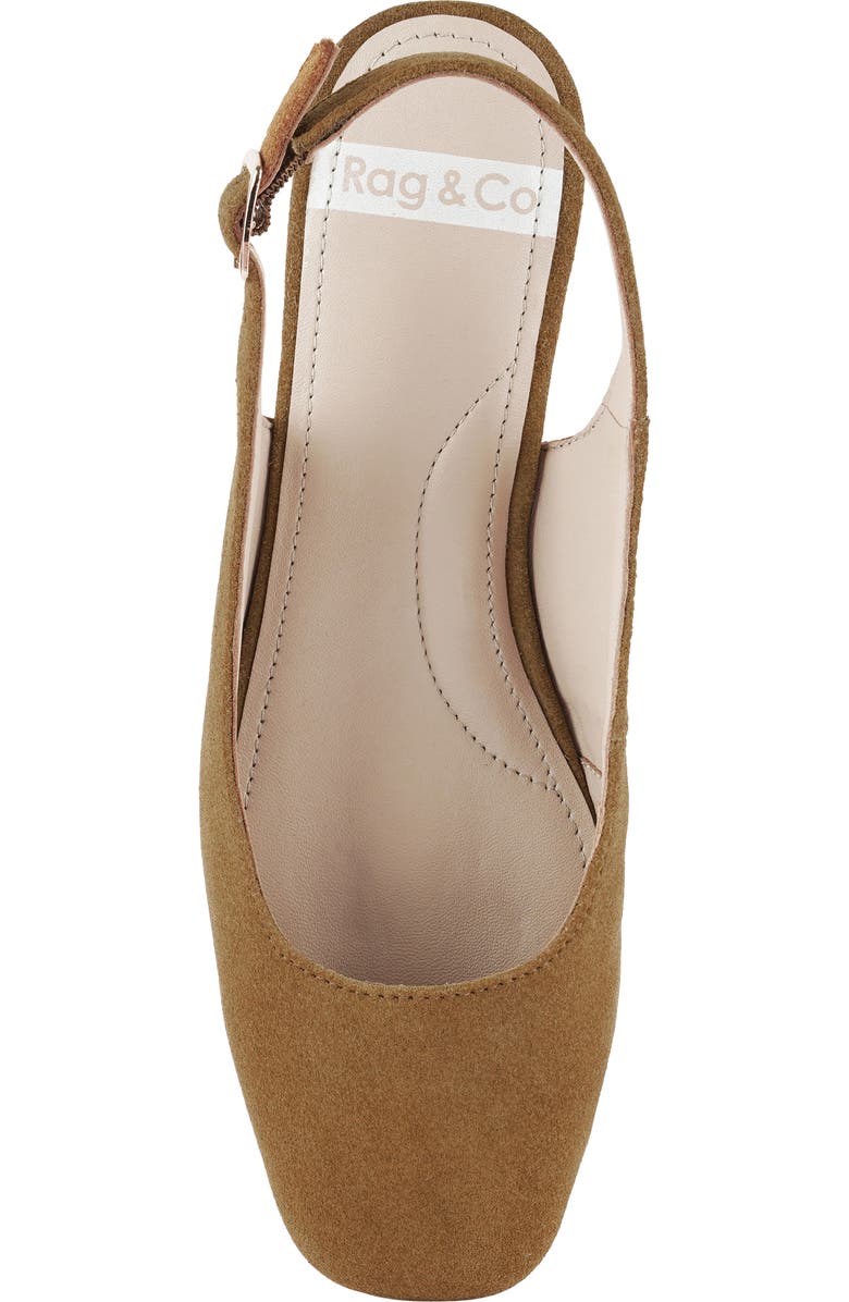Rag & Co Sozani Slingback Flat, Alternate, color, Tan