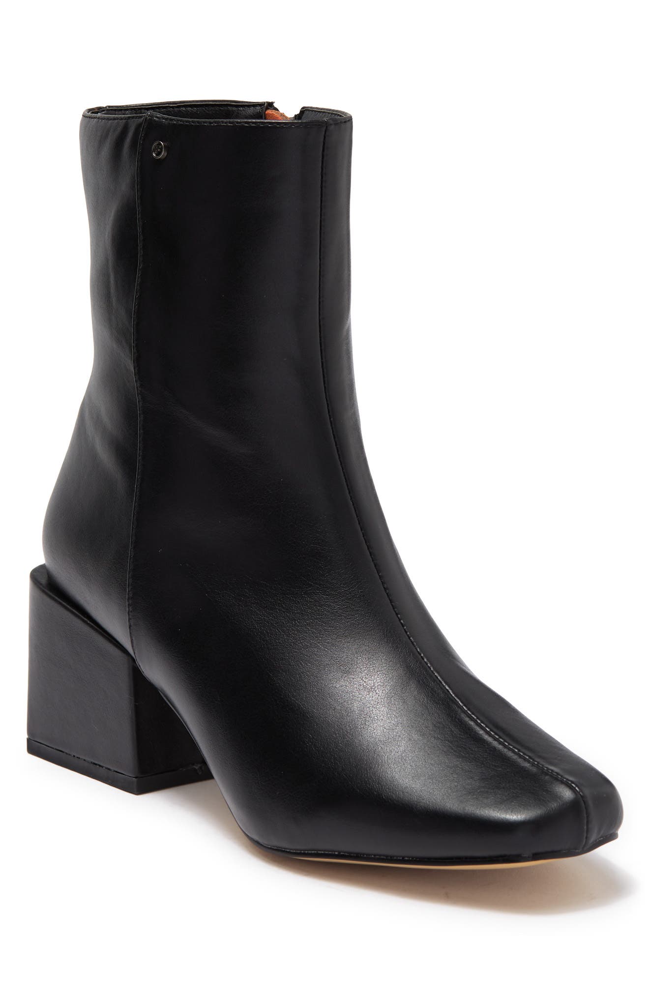 French Connection Toni Snakeskin Embossed Block Heel Bootie, Main, color, 