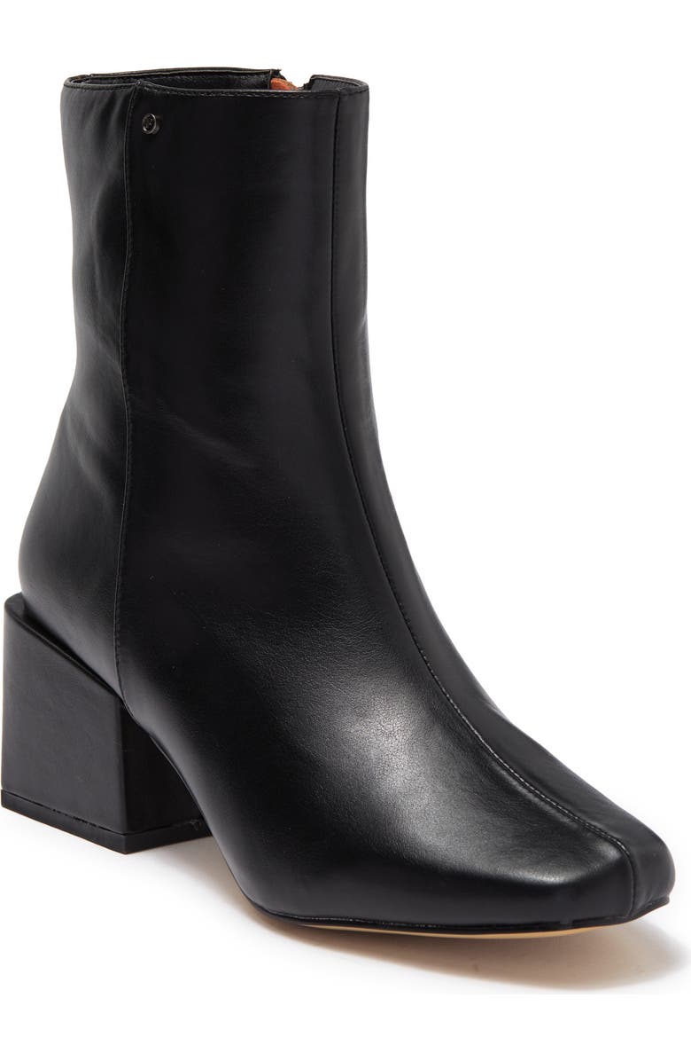 French Connection Toni Snakeskin Embossed Block Heel Bootie, Main, color,