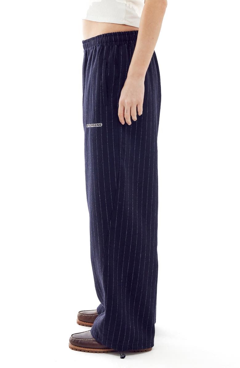 Iets Frans Knox Pinstripe Pull-On Wide Leg Pants, Alternate, color, 