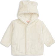 Magnetic Me Cloudy Minky Faux Fur Bear Hooded Jacket