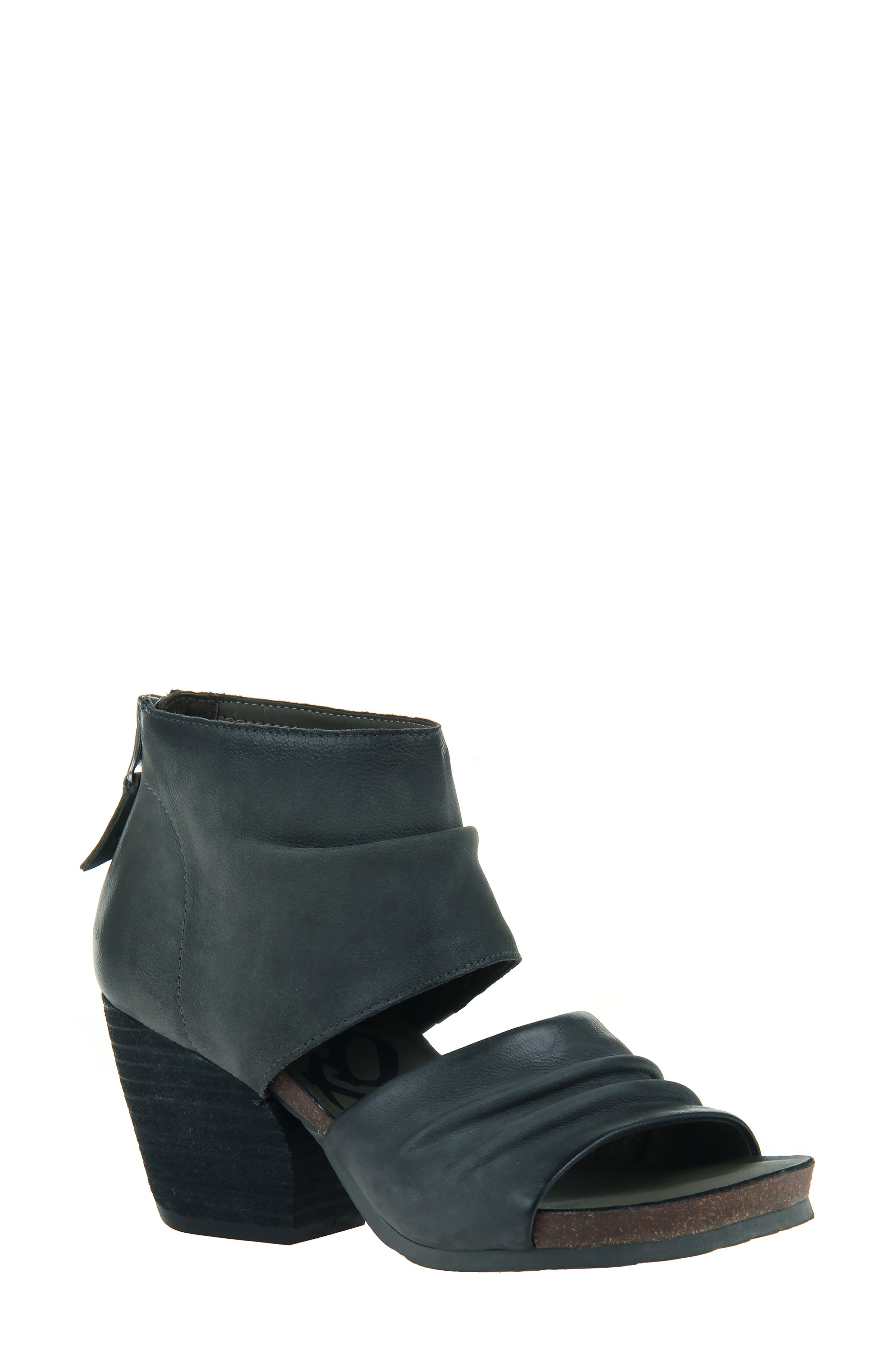 Patchouli Open Toe Bootie, Main, color, DUSTY GREY NUBUCK