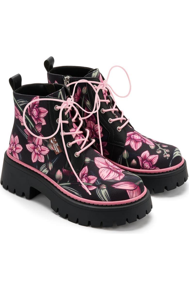 Hot Chocolate Design Orchid Women's Chunky Platform Boots, Main, color, Orchid