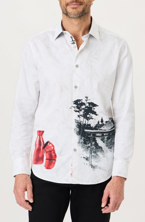 Kanpai Long Sleeve Button Up Shirt
