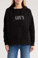 AllSaints Etienne Oversize Cotton Fleece Hoodie
